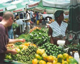 Market day in Roseau