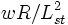 wR/L_{st}^2