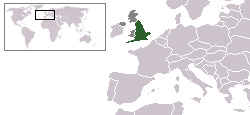 Location of England