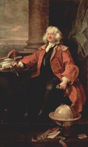 Hogarth's portrait of Captain Thomas Coram, 1740