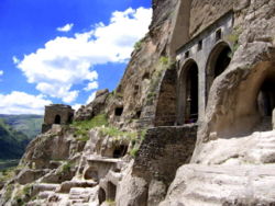 Medieval Monastery and city on the cliffs of Vardzia