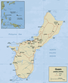 Map of Guam