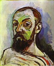 Self-Portrait in a Striped T-shirt (1906)