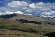 Shilla above the Spiti Valley in India