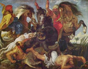 The Hippopotamus Hunt (1616), by Peter Paul Rubens