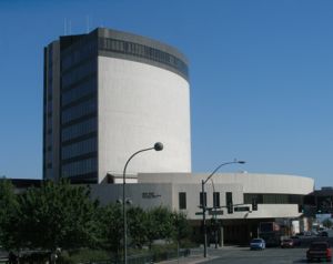 Las Vegas City Hall in downtown Las Vegas.