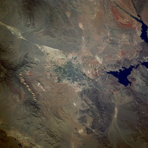 Las Vegas from space