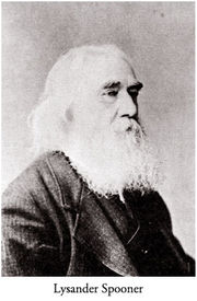 Lysander Spooner (1808–87).