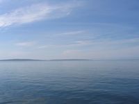 The Atlantic Ocean as seen from the west coast of Ireland on a fair day.