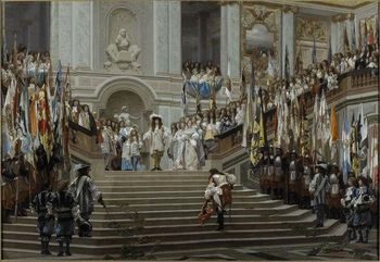 Reception of Le Grand Condé at Versailles, by Jean-Léon Gérôme (1878)