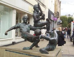 The Sports Statue on Gallowtree Gate