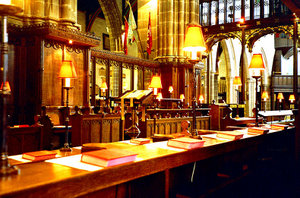 The inside of Leicester Cathedral