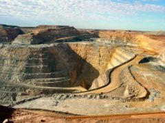 The Super Pit in Kalgoorlie, Australia's largest open cast gold mine