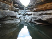 A gorge in Lesotho.