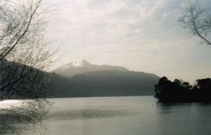 View across Loch Lomond, towards Ben Lomond.