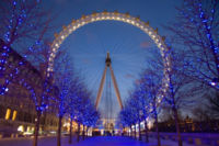 The British Airways London Eye, one of the many symbols of modern London.