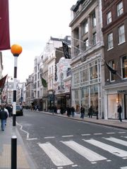 Bond Street, one of Mayfair's main shopping streets.