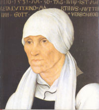 Martin Luther's mother Margarethe Luther.