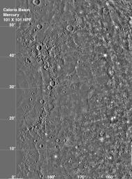 Mercury's Caloris Basin is one of the largest impact features in the Solar System.