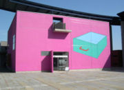 Milton Keynes Gallery, surface by Michael Craig-Martin 