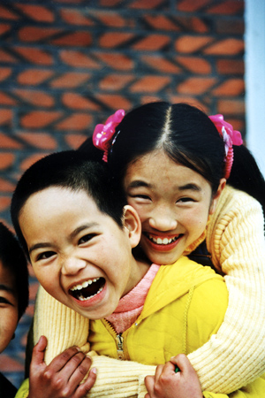 Boy and girl in Putian