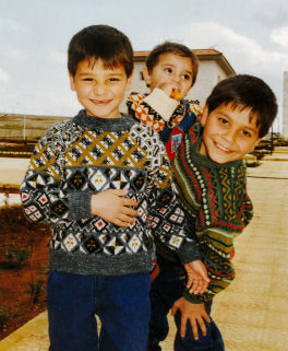 Boys at SOS Children's Village Khan El Assal, Syria