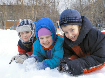 Children at SOS Children's Village Kandalaksha