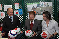 FIFA/SOS Ambassadors Scolari, Madal and Maniche